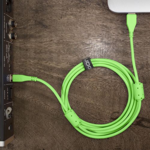 Аудиокабель UDG Ultimate Audio Cable USB 2.0 A-B Green Straight 1m (U95001GR)